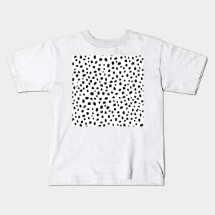 Black and White Art Kids T-Shirt